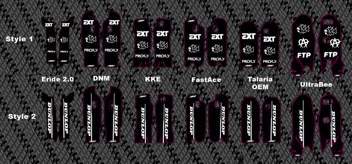 Predesigned Fork Guard Decals